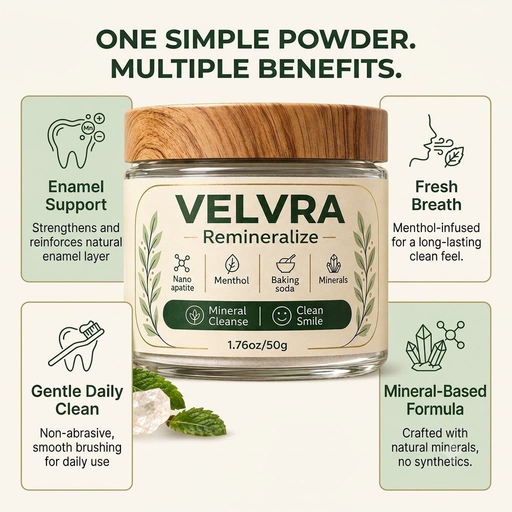 Velvra Remineralize Tooth Powder